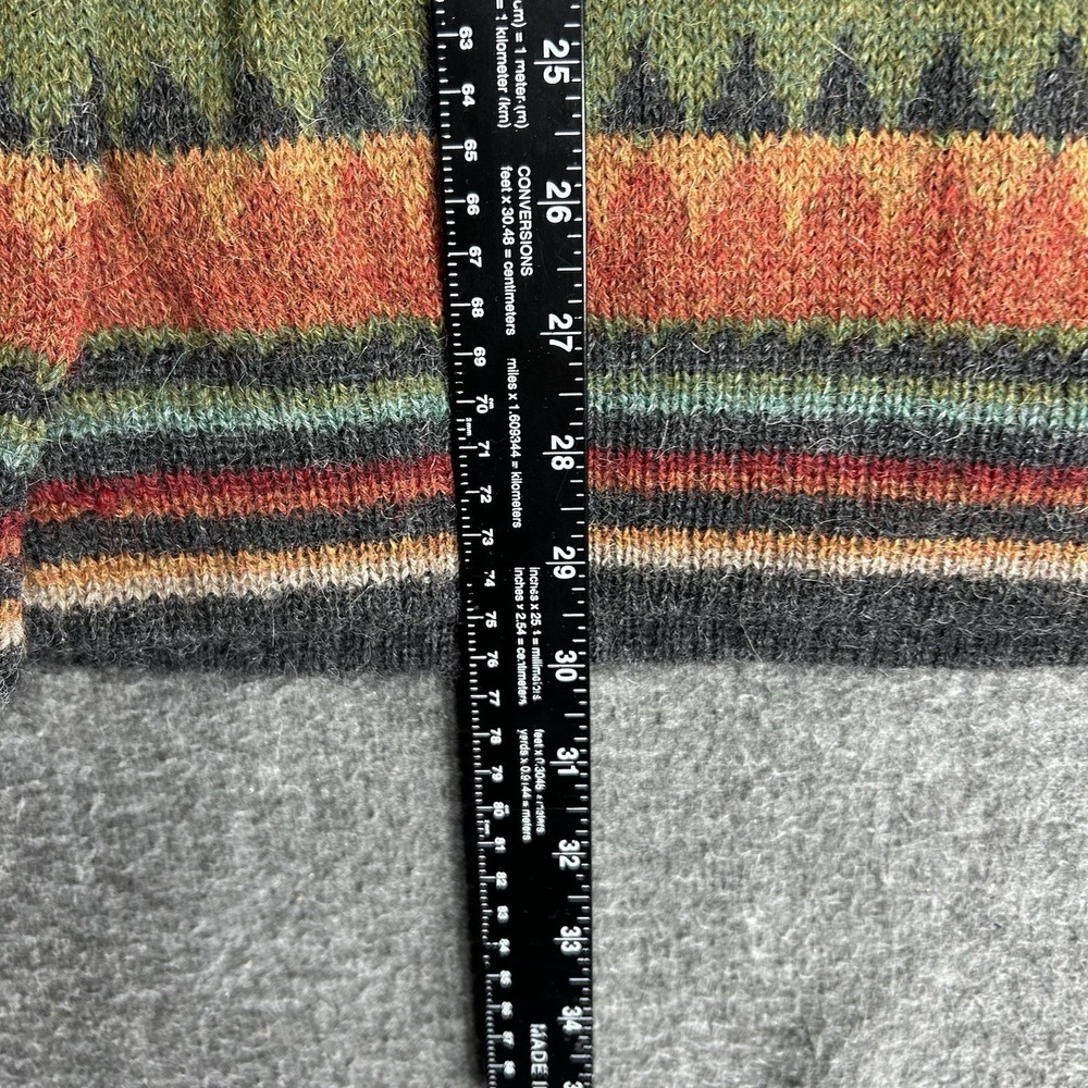 Waliki Sweater Mens XL Multicolor Aztec Alpaca Southwestern Long Sleeve Pullover - Picture 4 of 8